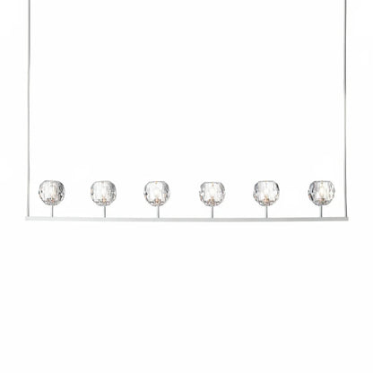 Crystal Ball Linear Chandelier