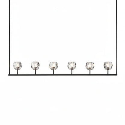 Crystal Ball Linear Chandelier