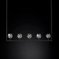 Crystal Ball Linear Chandelier
