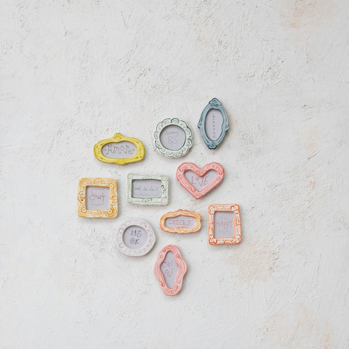 Mini Photo Frame Magnet with Saying