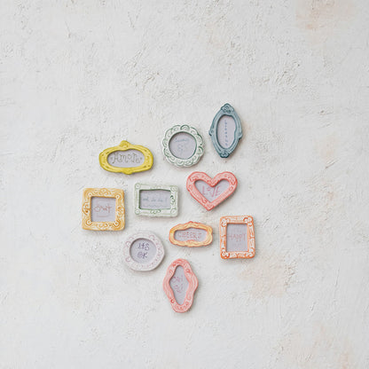 Mini Photo Frame Magnet with Saying
