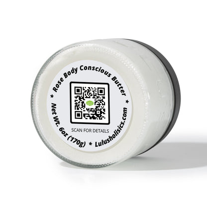 Rosewater Whipped Body Butter – Hydrating, Skin-Softening Care