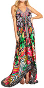 Sakkas Lizi 2025 Womens Maxi High-low Halter Handkerchief Long Dress Beach Party
