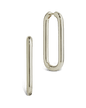 Kaylani Elongated Geo Hoops