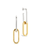 Doreen Mixed Metal Oval Drops