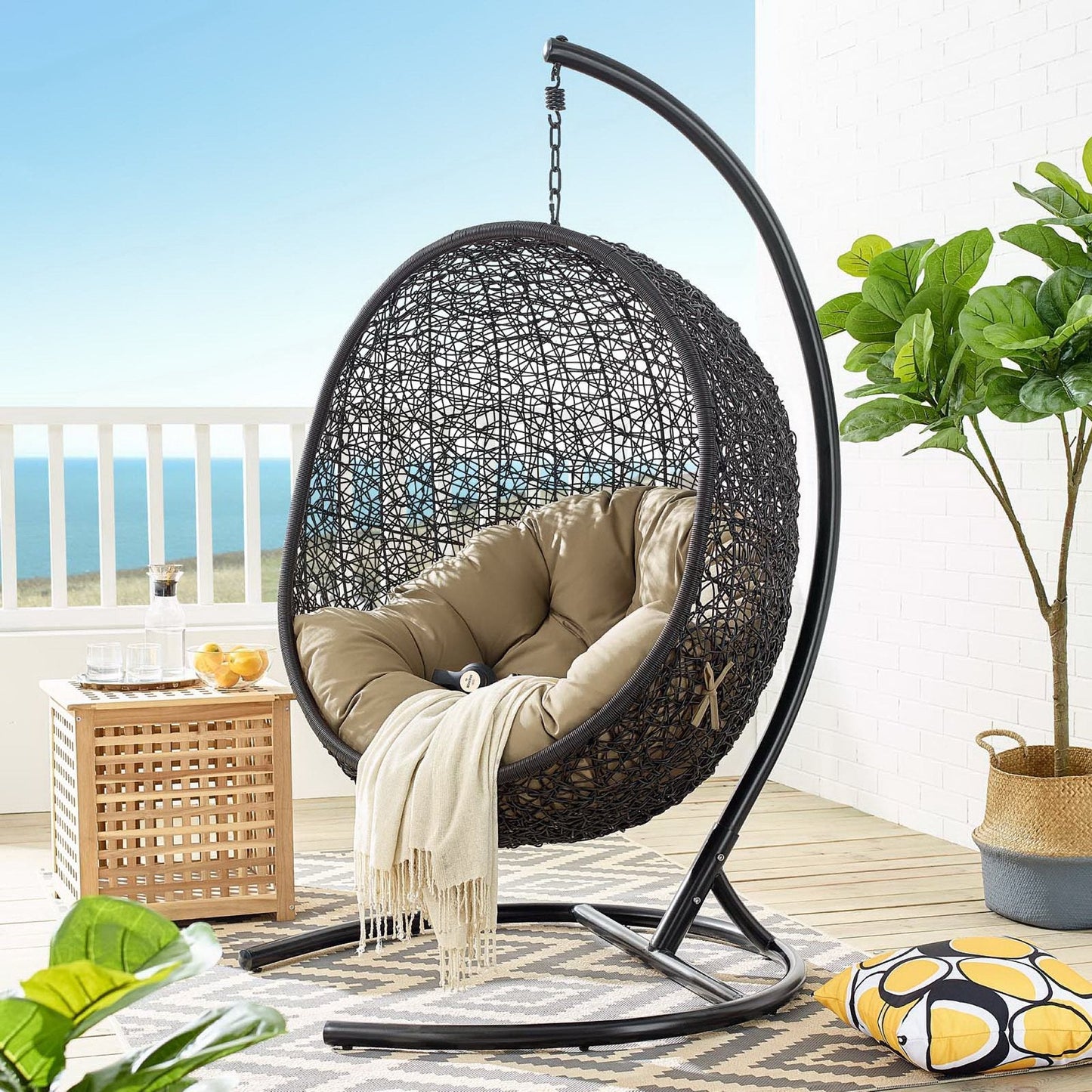 Encase Swing Outdoor Patio Lounge Chair by Modway