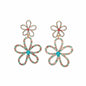 Flower Power Rhinestone Earrings