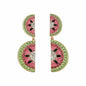 Watermelon Rhinestone Earrings