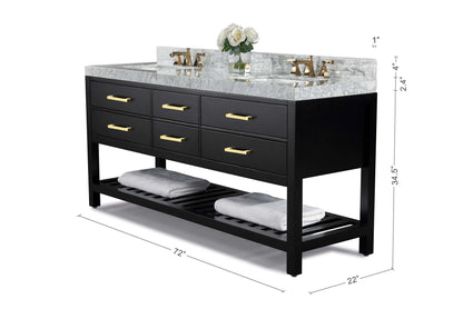 Elizabeth 72" Bath Vanity Set