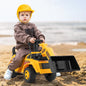 Excavator Digger Toy with Adjustable Bucket-Yellow