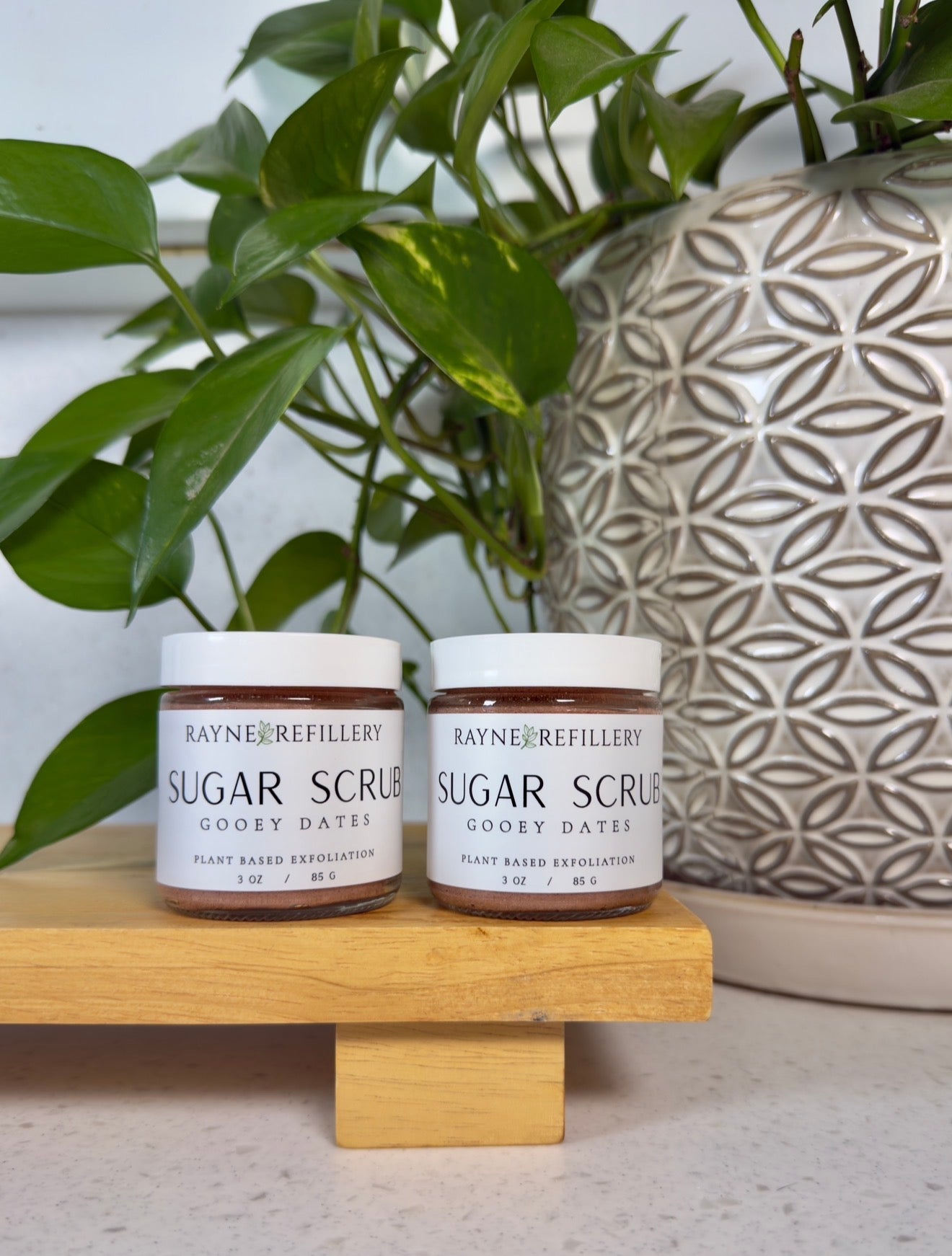 Gooey Dates Whipped Sugar Scrub - Caramel Vanilla Exfoliating Body Scrub