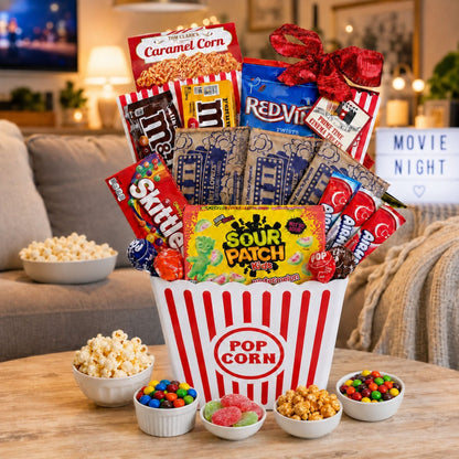 Ultimate Movie Night Gift Basket