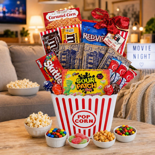Ultimate Movie Night Gift Basket