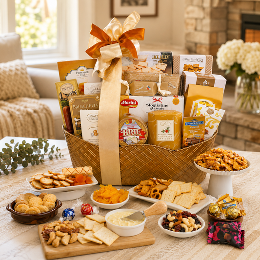 Corporate VIP Sweet & Savory Gift Basket