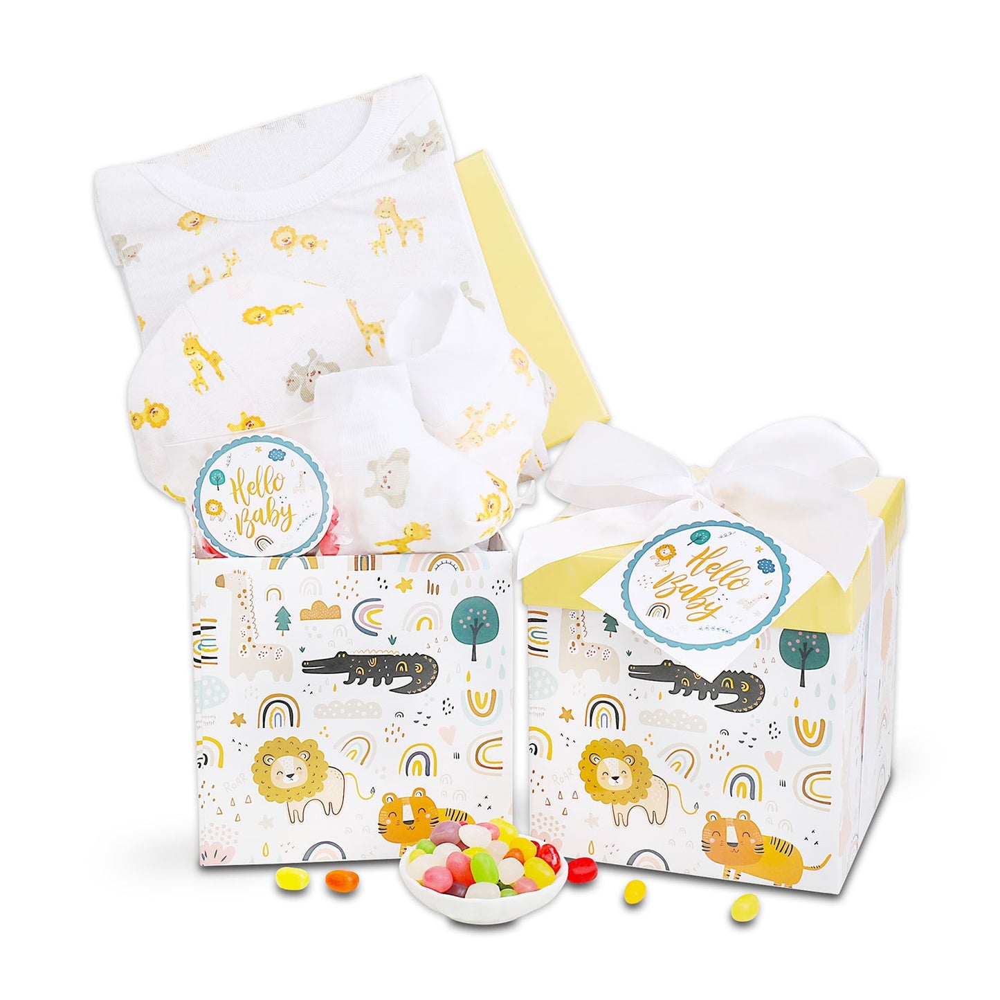It's a Jungle Out There New Baby Gift Basket
