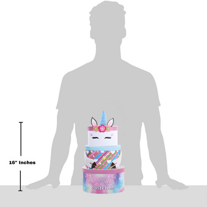 Born to Sparkle Unicorn Gift Tower