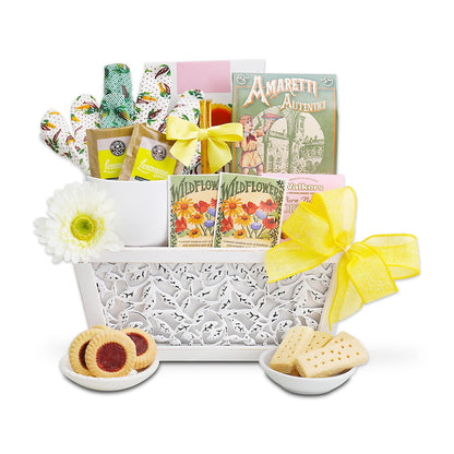 Planted With Love Cookies & Tea Gift Basket