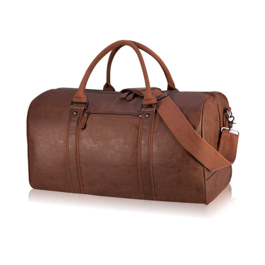 Men's Vegan Leather Duffel Bag – Executive Commuter Carry