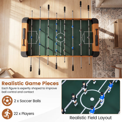 Foosball Table Competition Full Size Soccer Game Table with 22 Players
