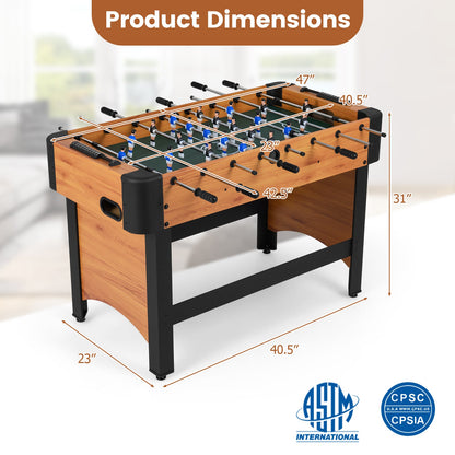 Foosball Table Competition Full Size Soccer Game Table with 22 Players