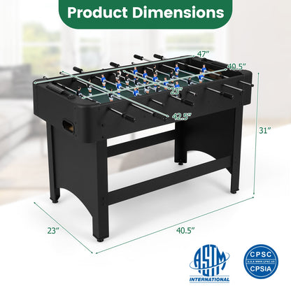 Foosball Table Competition Full Size Soccer Game Table with 22 Players