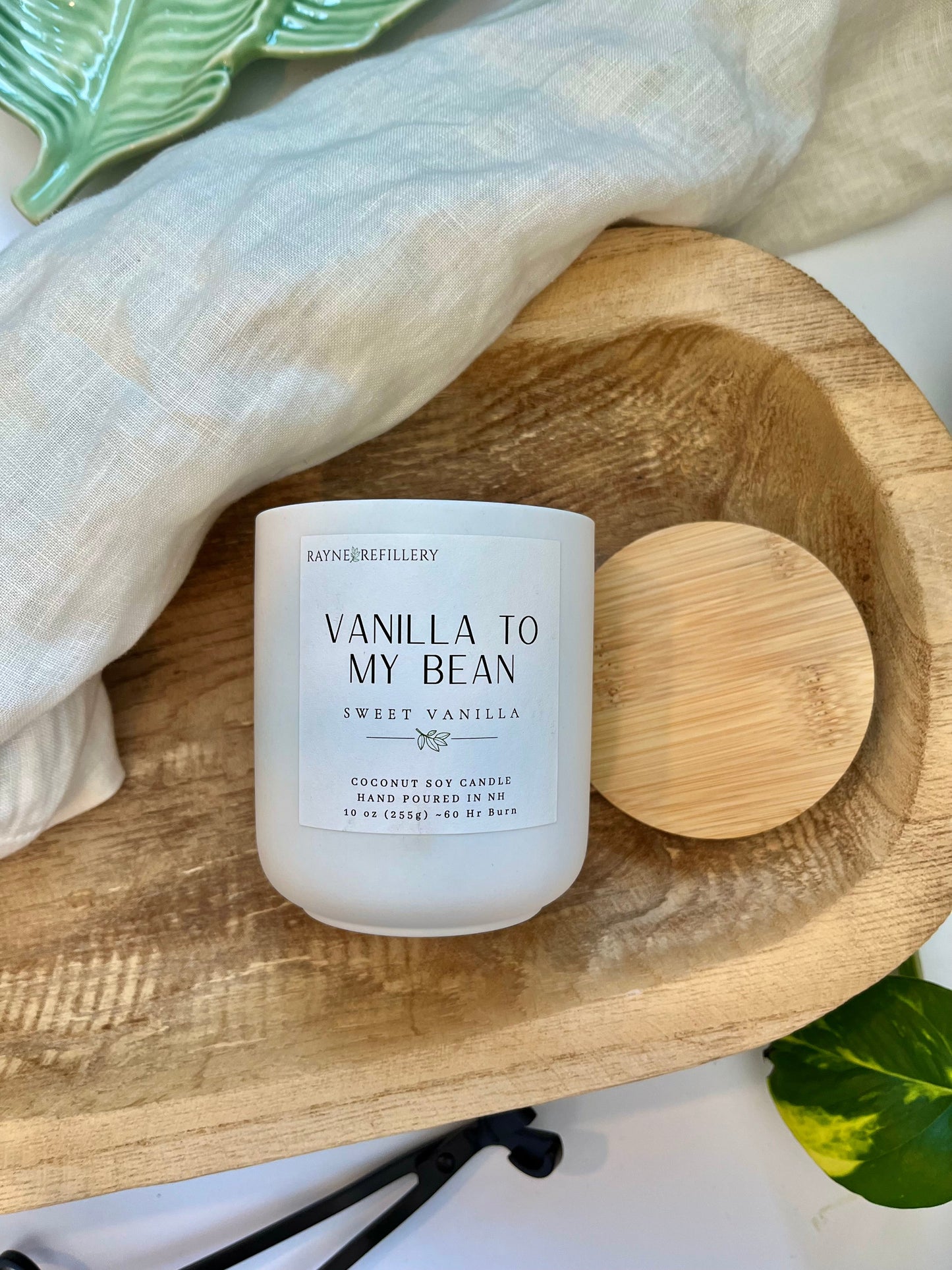 Vanilla To My Bean – Luxury Handmade Coconut Soy Candle