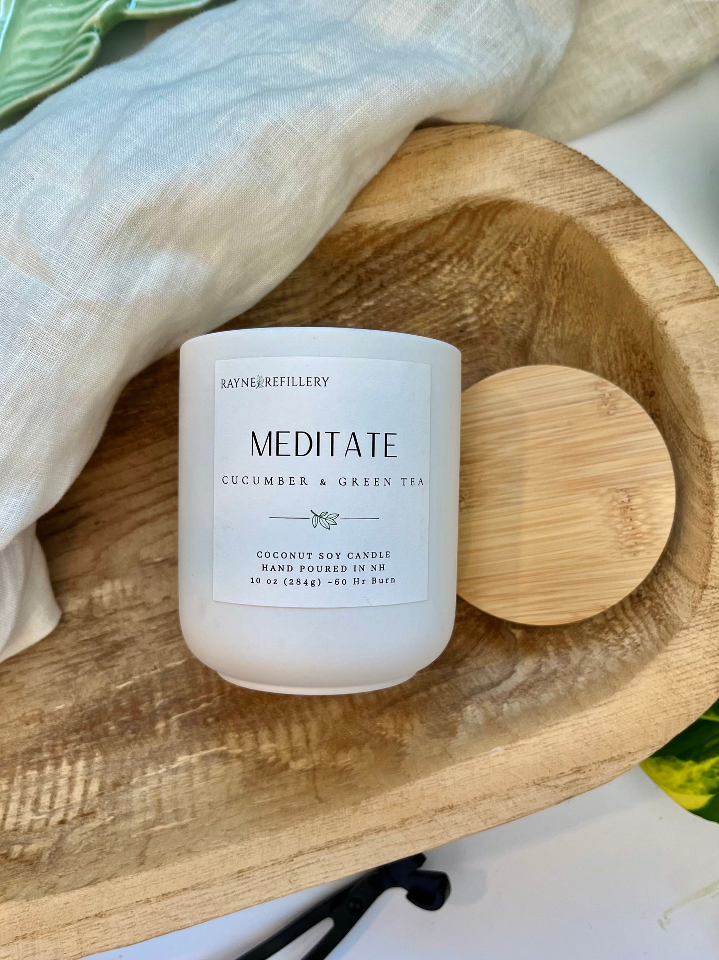 Meditate – Luxury Clean Burning Coconut Soy Candle