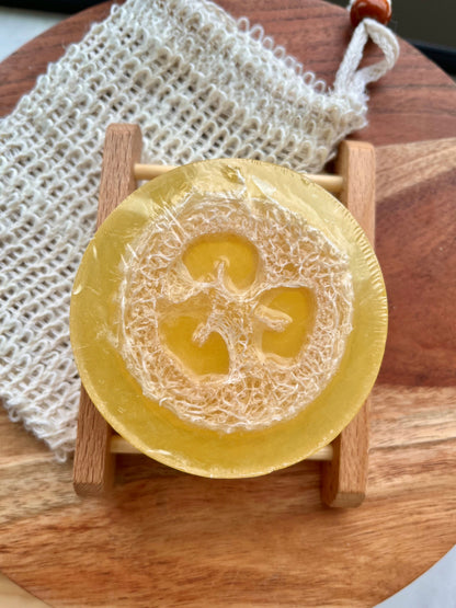 Loofah Soap Bar – Pineapple Sage | Exfoliating Handmade Soap