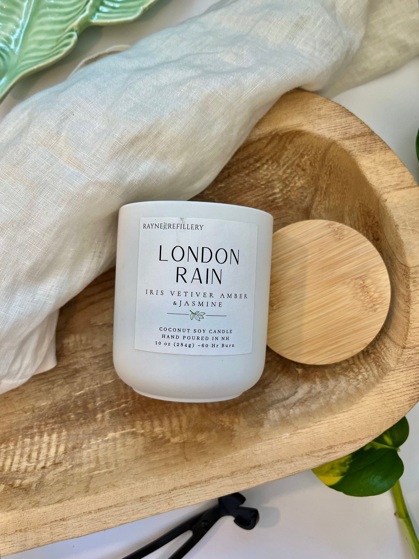 London Rain – Natural Clean Burning Coconut Soy Candle