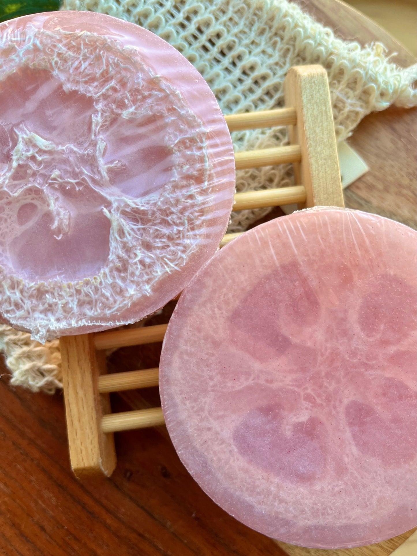 Loofah Soap Bar – Sunkissed Plum | Exfoliating Vegan Soap