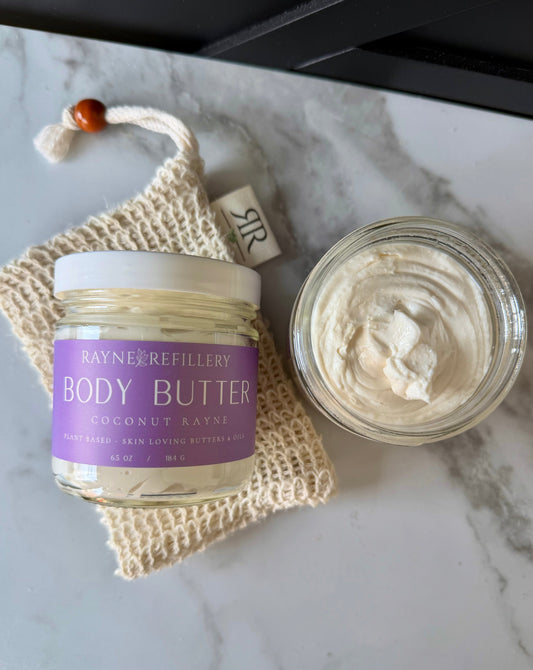 Coconut Rayne Body Butter – Shea Butter & Argan Oil Tropical Moisturizer