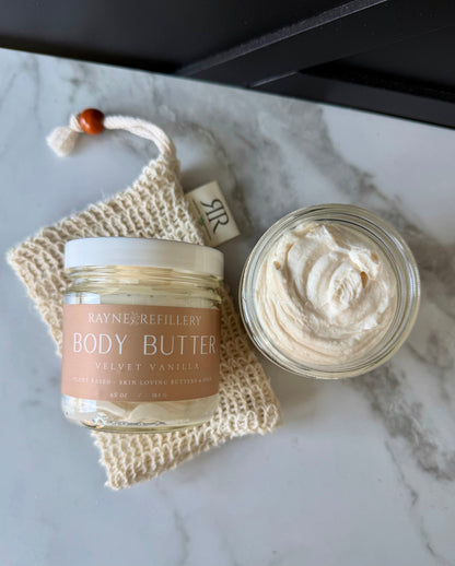 Velvet Vanilla Body Butter – Shea Butter & Argan Oil Rich Moisturizer