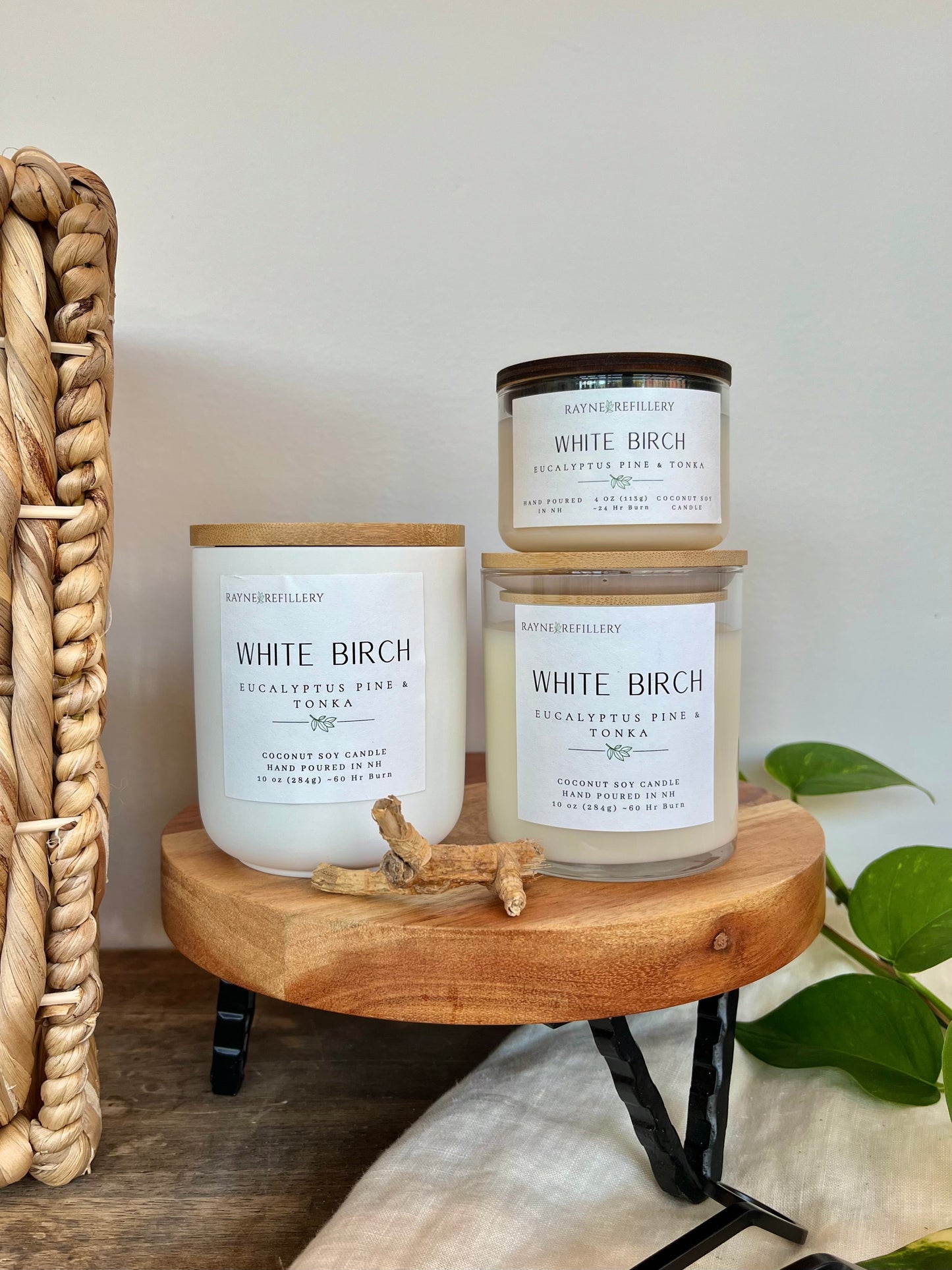 White Birch – Eco-Friendly Vegan Coconut Soy Candle | New Hampshire