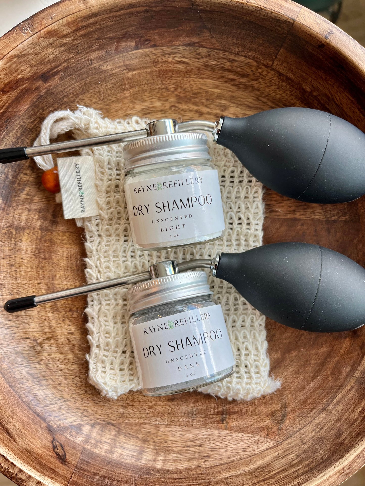 Non-Aerosol Dry Shampoo - Refillable Eco-Friendly Hair Refresher