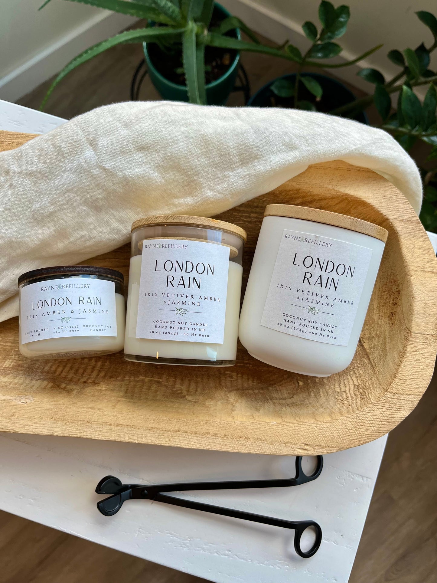London Rain – Natural Clean Burning Coconut Soy Candle