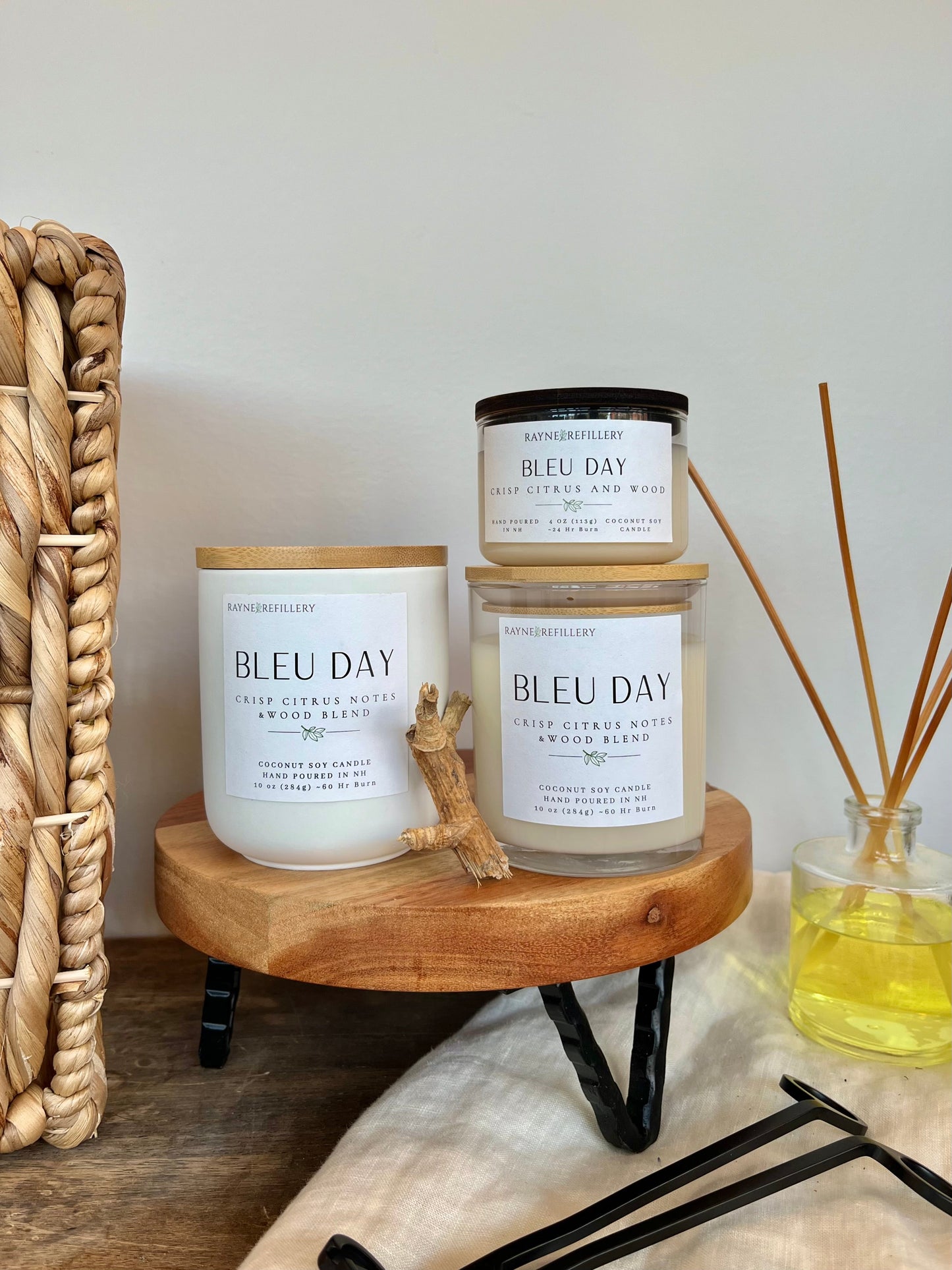 Bleu Day – Natural Handmade Coconut Soy Candle