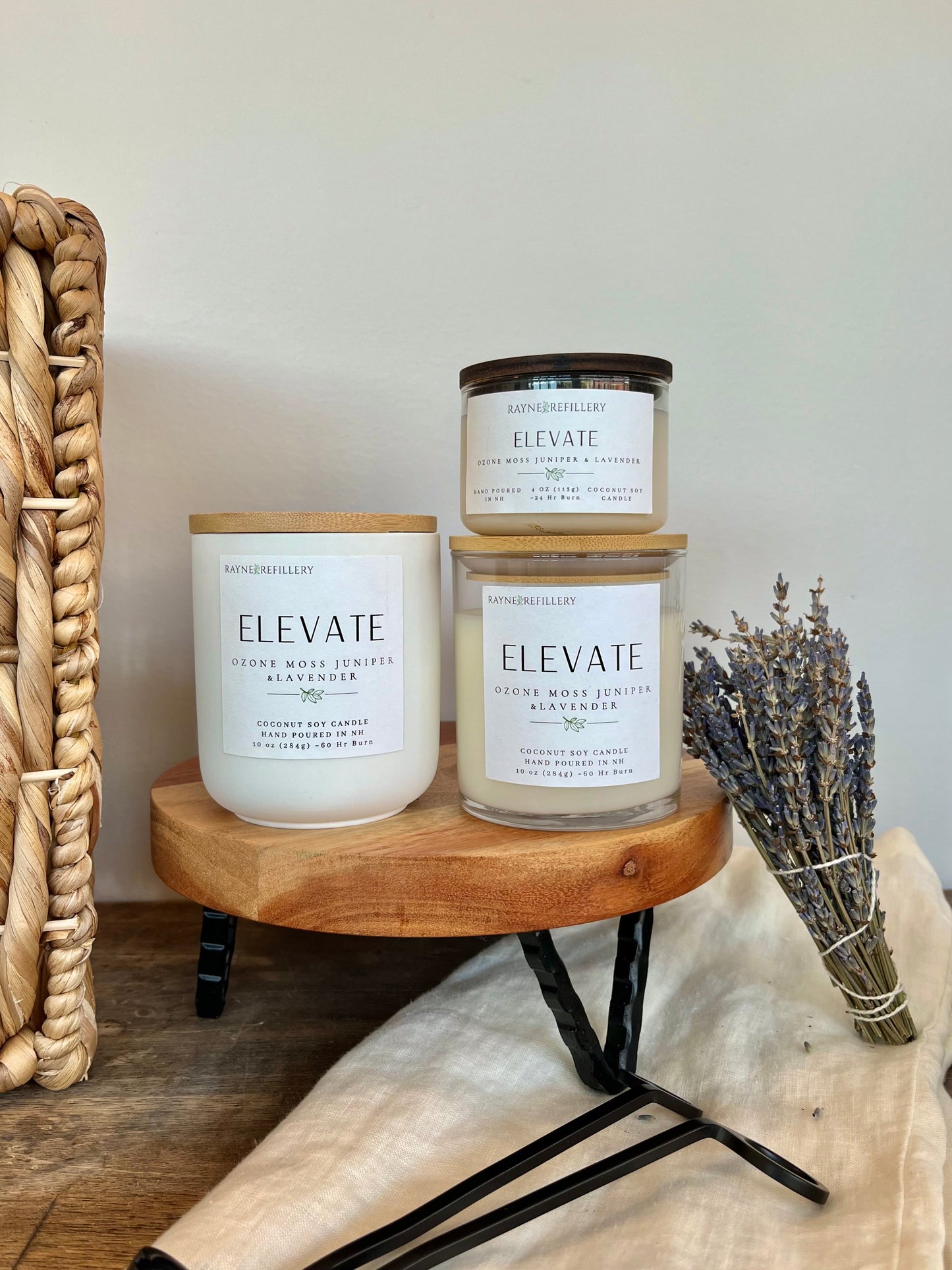 Elevate – Eco-Friendly Luxury Coconut Soy Candle