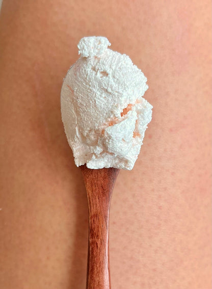 Pink Himalayan Salt Scrub - Whipped Exfoliating Body Scrub Ozone & Freesia