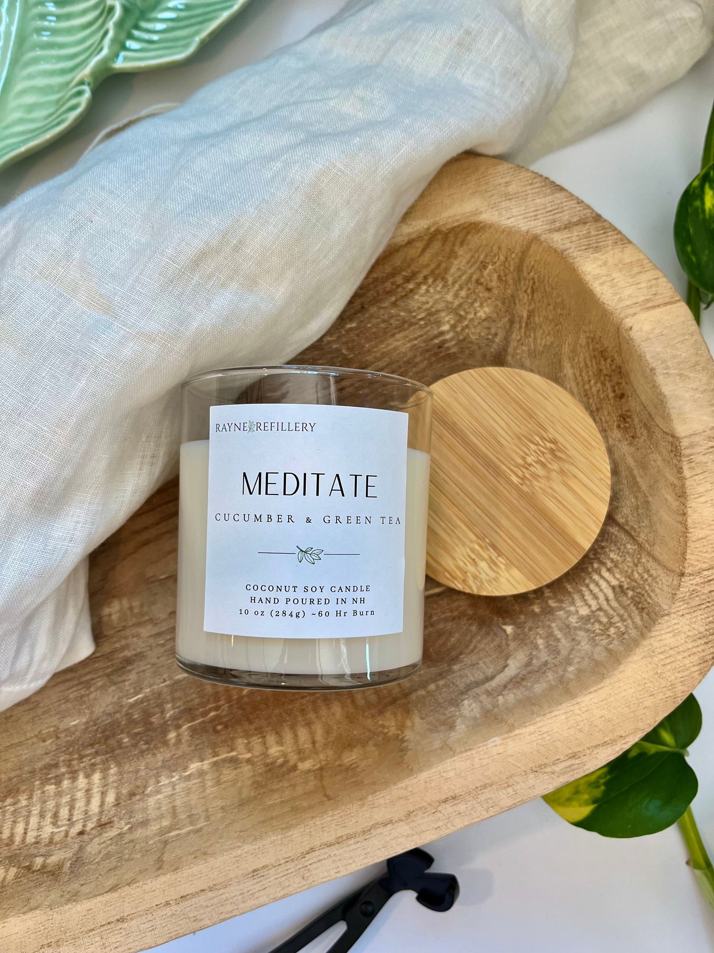 Meditate – Luxury Clean Burning Coconut Soy Candle