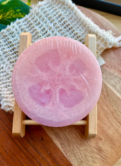 Loofah Soap Bar – Sunkissed Plum | Exfoliating Vegan Soap