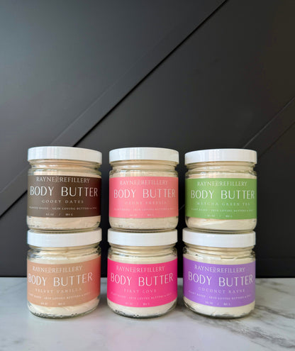 Gooey Dates Body Butter – Shea Butter & Argan Oil Caramel Vanilla Moisturizer