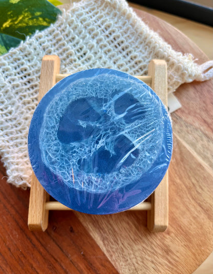 Loofah Soap Bar – Mystical Sea | Exfoliating Vegan Soap