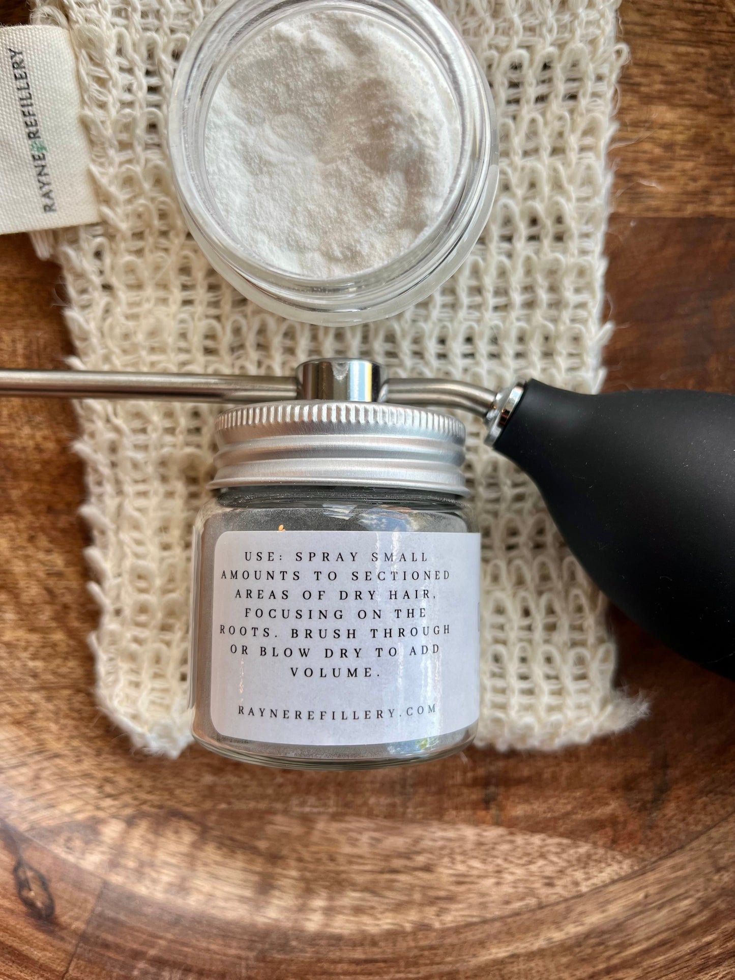 Non-Aerosol Dry Shampoo - Refillable Eco-Friendly Hair Refresher