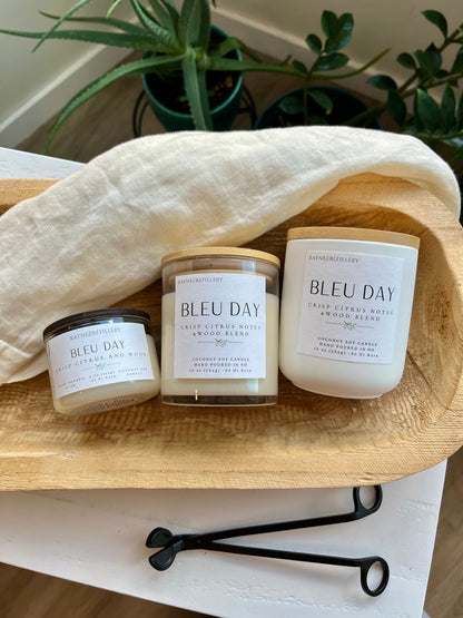 Bleu Day – Natural Handmade Coconut Soy Candle