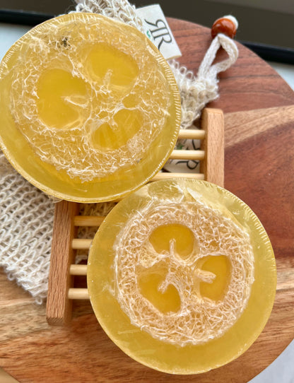 Loofah Soap Bar – Pineapple Sage | Exfoliating Handmade Soap
