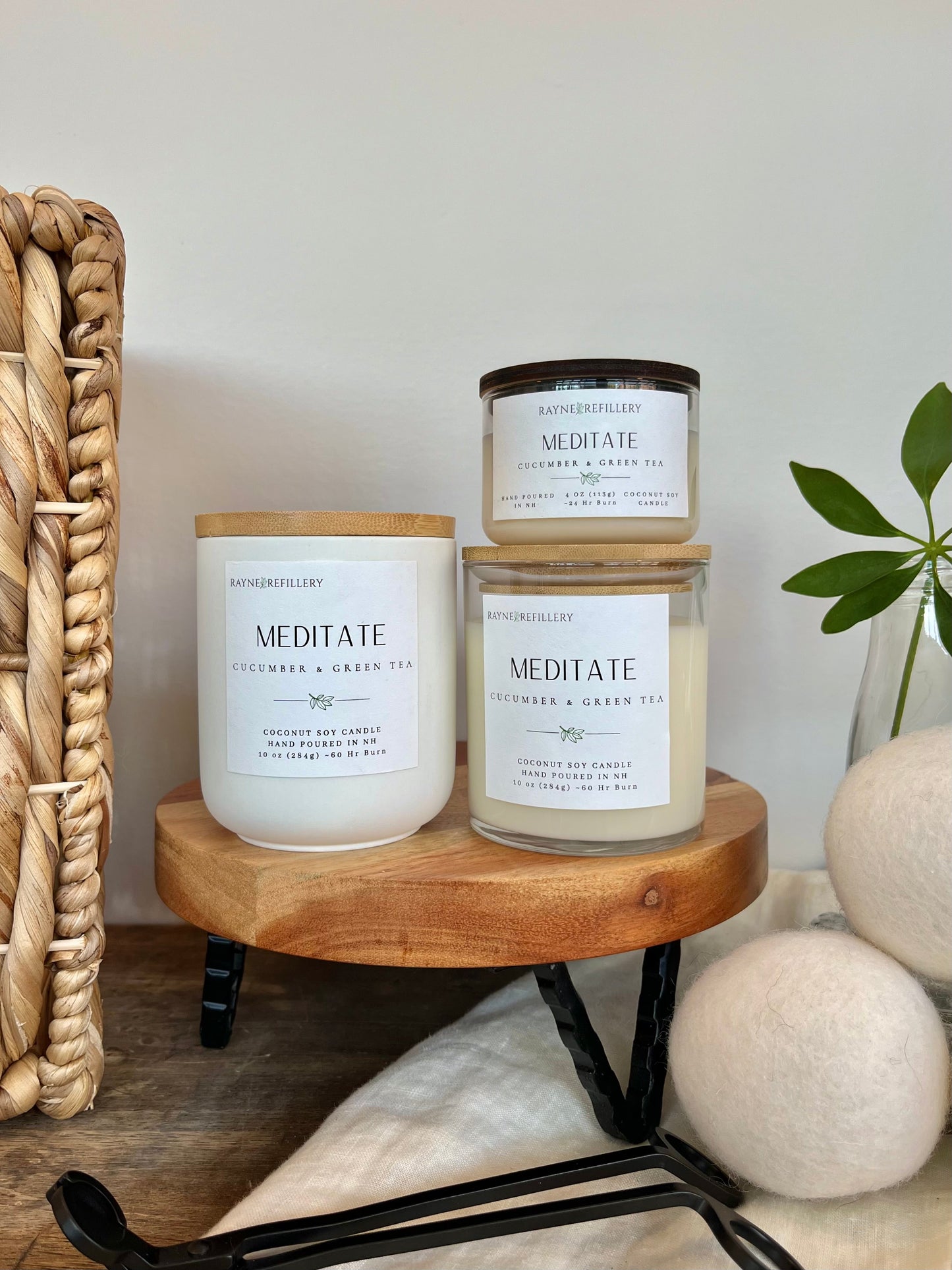 Meditate – Luxury Clean Burning Coconut Soy Candle
