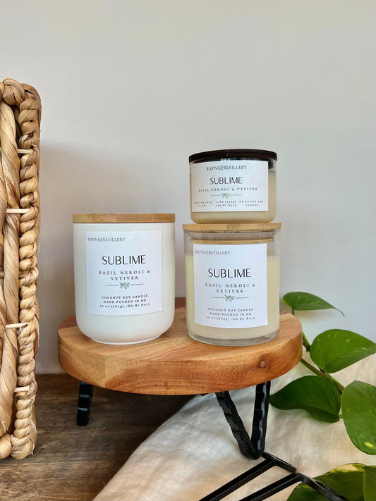 Sublime – Luxury Eco-Friendly Coconut Soy Candle