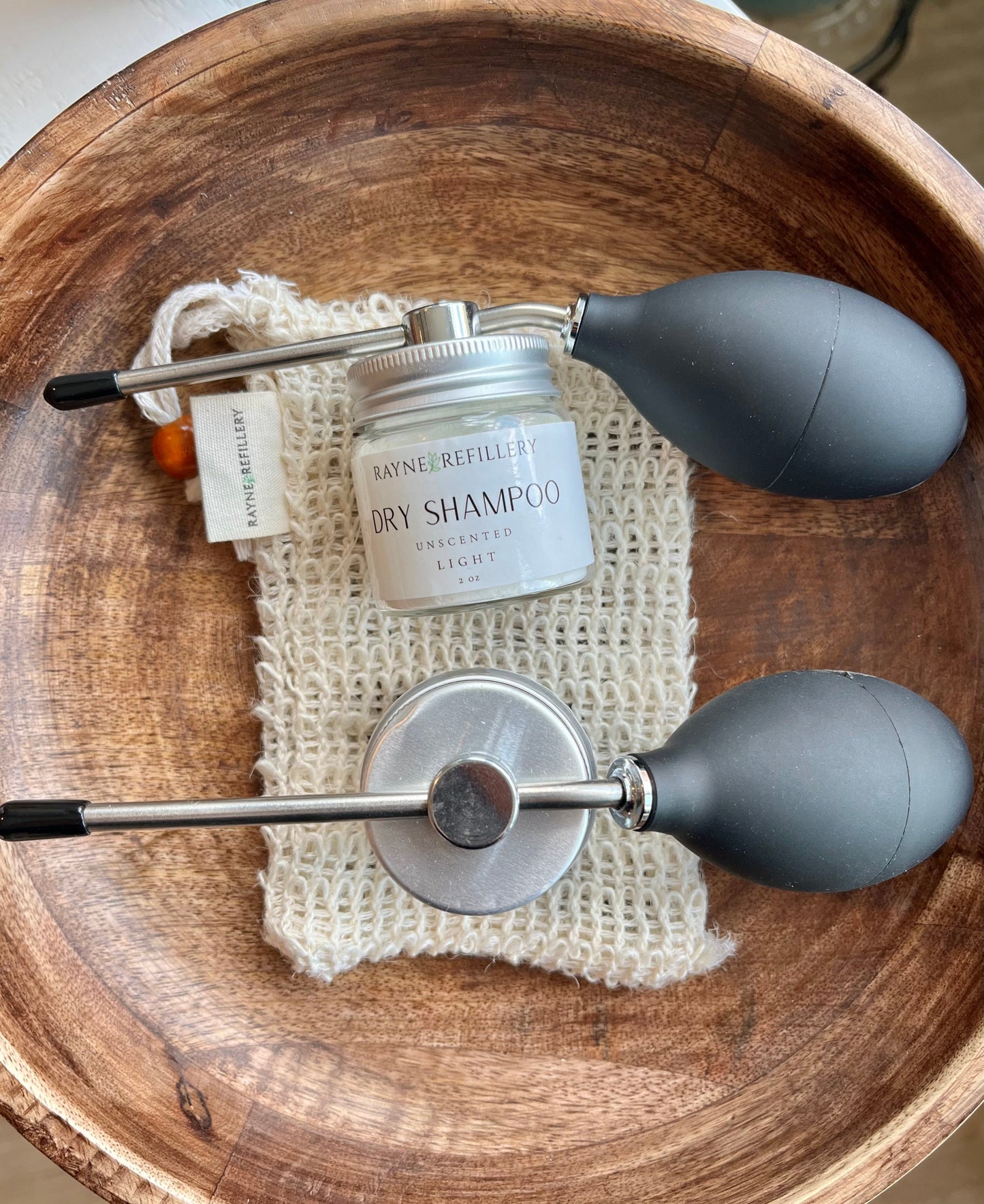 Non-Aerosol Dry Shampoo - Refillable Eco-Friendly Hair Refresher