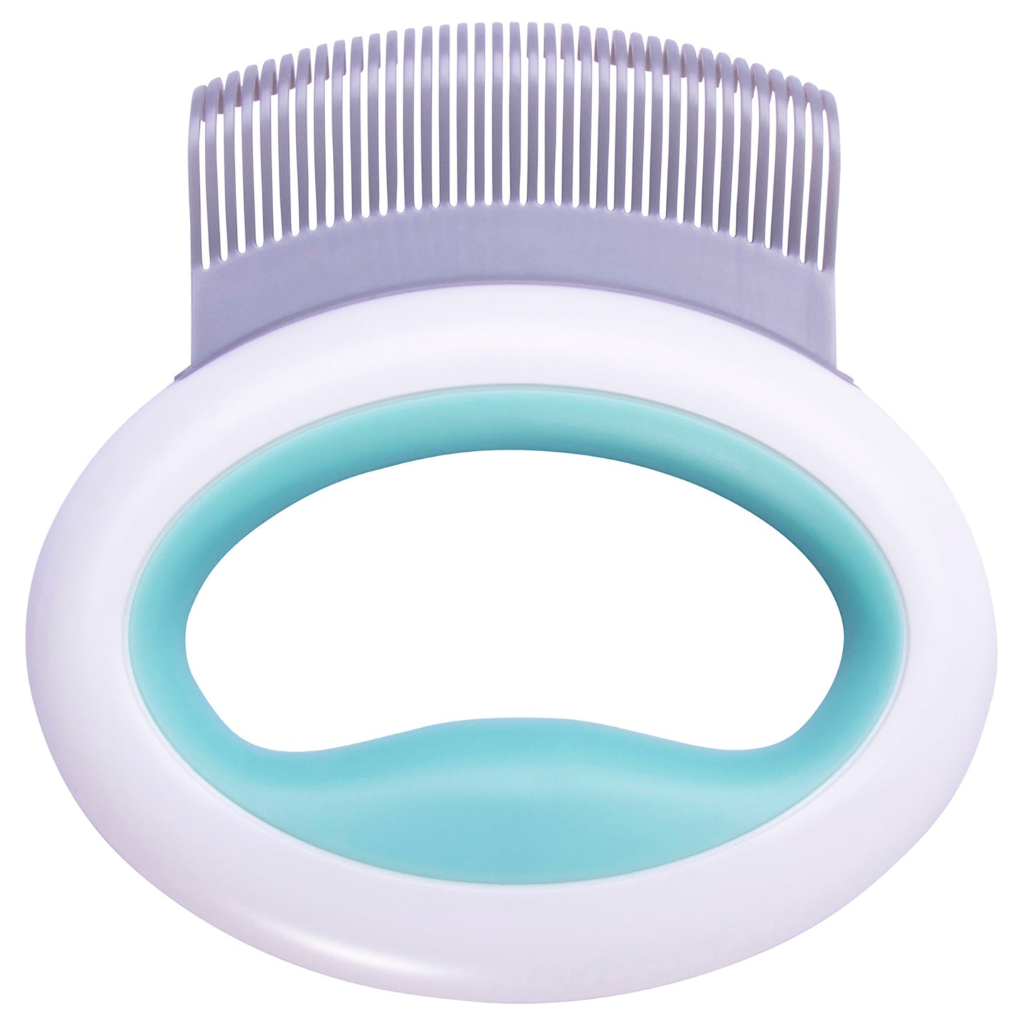 Pet Life ® 'Knuckler' Handheld Travel Flexible Grooming Pet Rake Comb