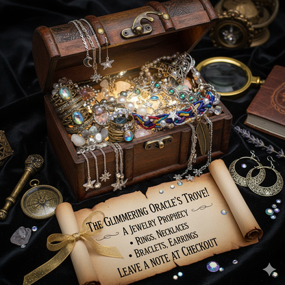 The Glimmering Oracle's Trove! 💍💎 A Whimsical Jewelry Mystery Box - Pick Your Sparkle!!